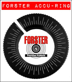 Forster Accu-Ring — Laser-Marked Die Lock Ring   By: Editor