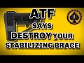ATF Says To Destroy Your Stabilizing Brace After Removing It – Copper Jacket TV   By: noreply@blogger.com (Mark/GreyLocke)