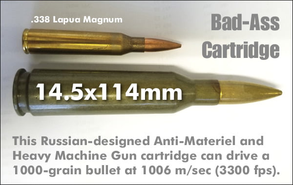 Mega-Sized 14.5x114mm Round — Russia’s Colossal Cartridge   By: Editor