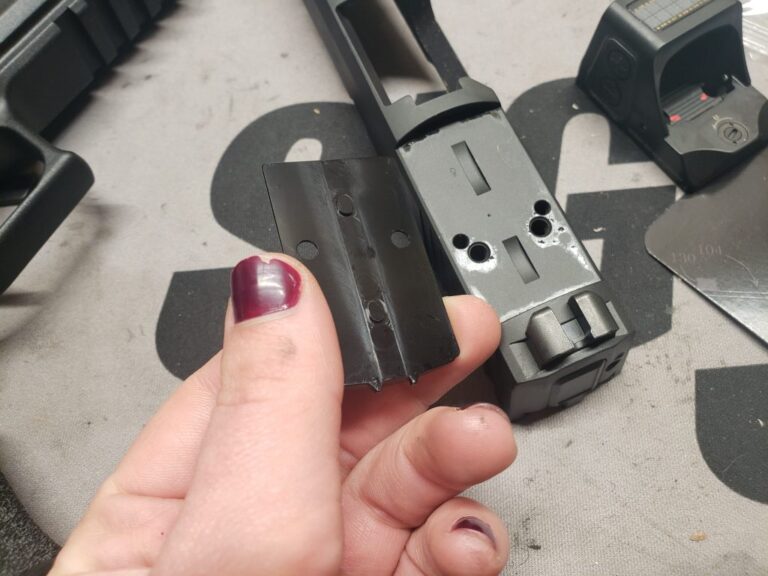 Mounting a Red Dot on the SIG P320-XTEN 10mm Pistol   By: Steph Martz