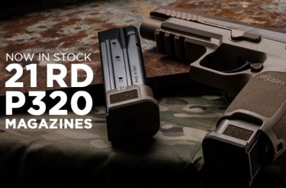 SIG 21 Rd P320 Mags – Now in Stock   By: Editor