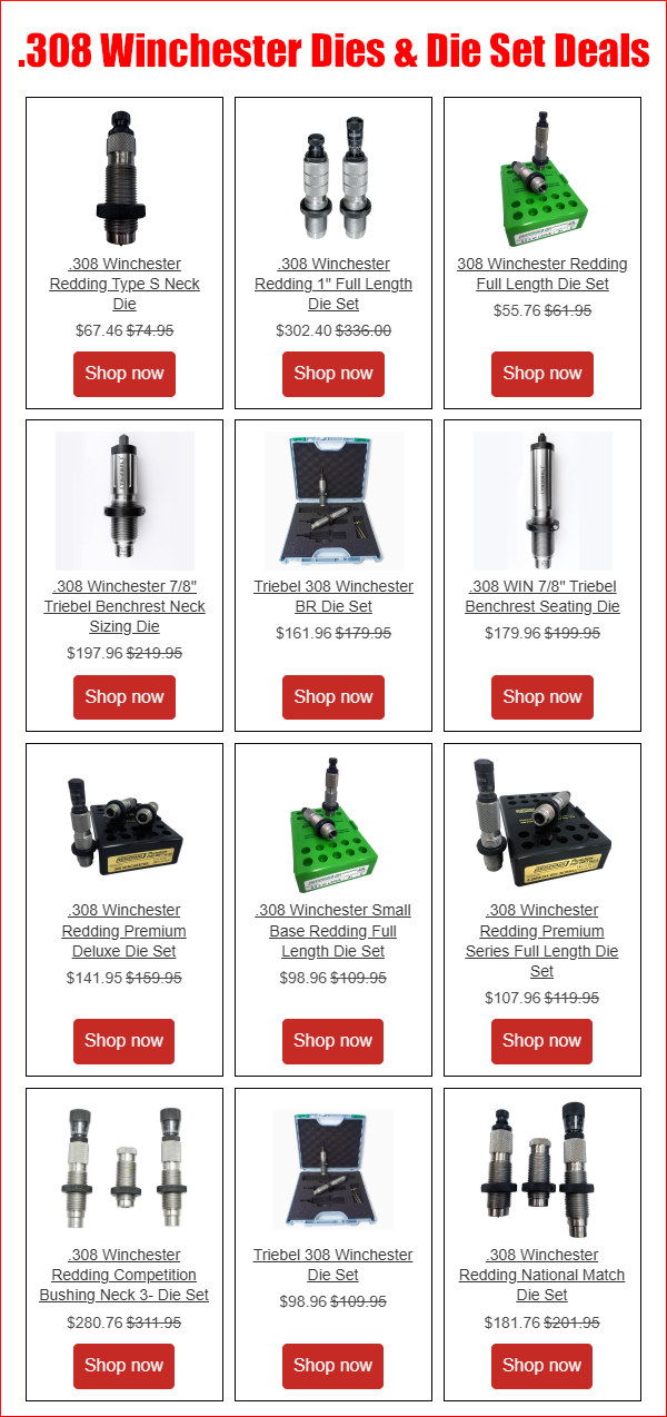 Happy .308 Day — Quality .308 Winchester Dies on Sale