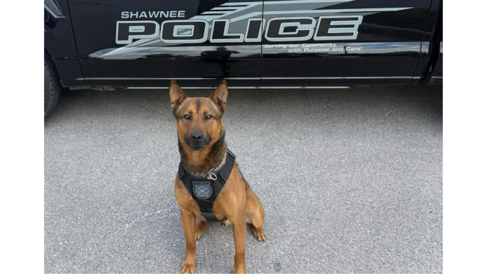 Kan. K-9 stabbed during standoff with suspect
