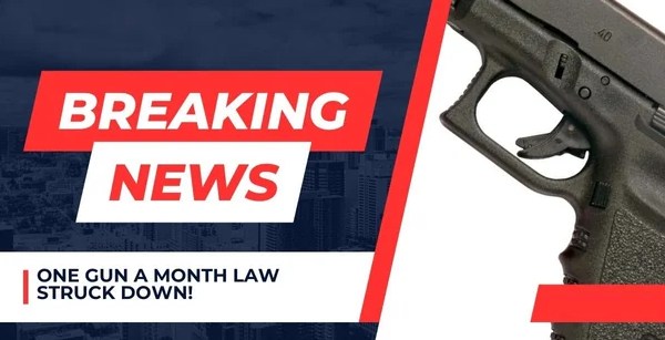 Federal Ninth Circuit Court Strikes Down CA Gun Purchase Limit