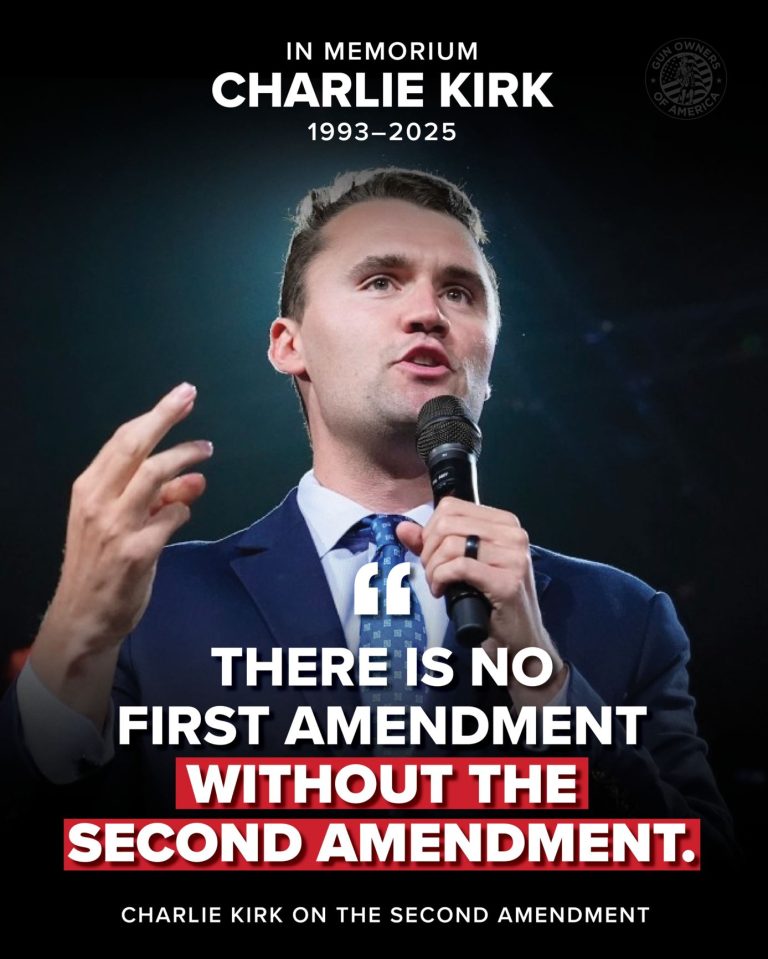 GOA and GOF Mourn the loss of Conservative Leader Charlie Kirk; Condemns Political Violence   By: fbullgunowners
