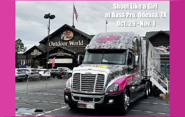 Shoot Like A Girl Visits Odessa, Texas Oct. 29 through Nov. 1