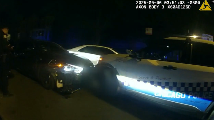 BWC: Suspect repeatedly rams cruisers, pins Chicago officer between vehicles before fatal OIS