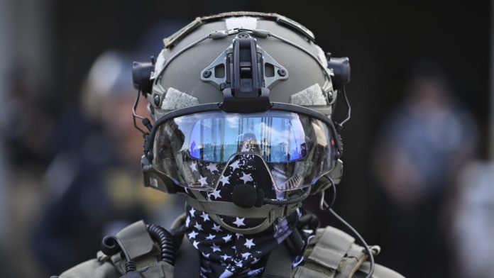 DOJ sues Calif. over law banning face coverings for officers