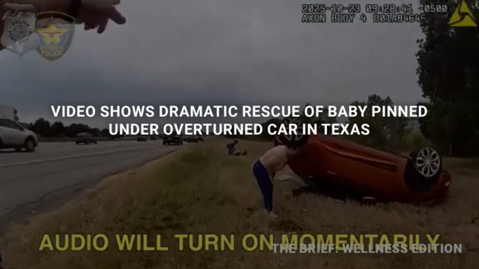 'Absolute heroics': Texas officer rallies bystanders to rescue trapped infant