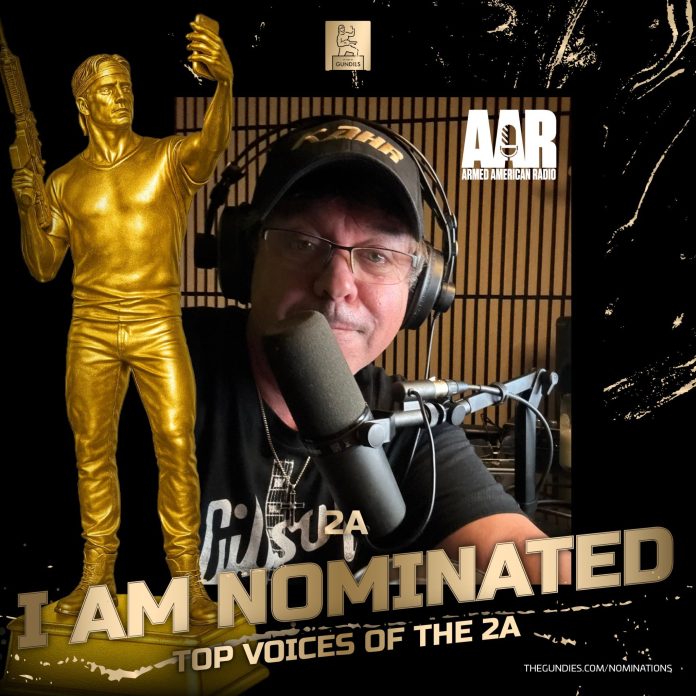 My pal Mark Walters was just nominated for a 'Top Voices of the Second Amendment' award