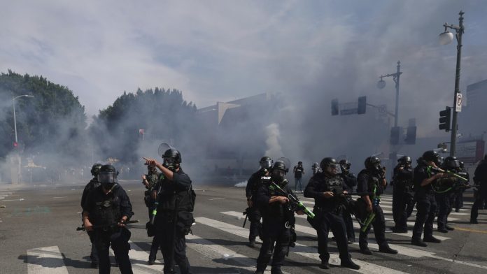 Mitigating risks after chemical agent deployment at protests
