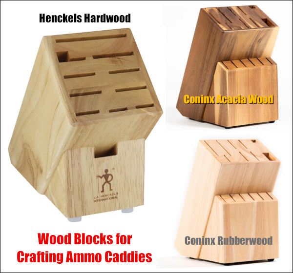 Craft Your Own Ammo Caddy with Wood Knife-Holder Block