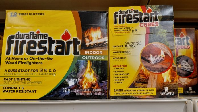 Grocery Store Fire Shopping