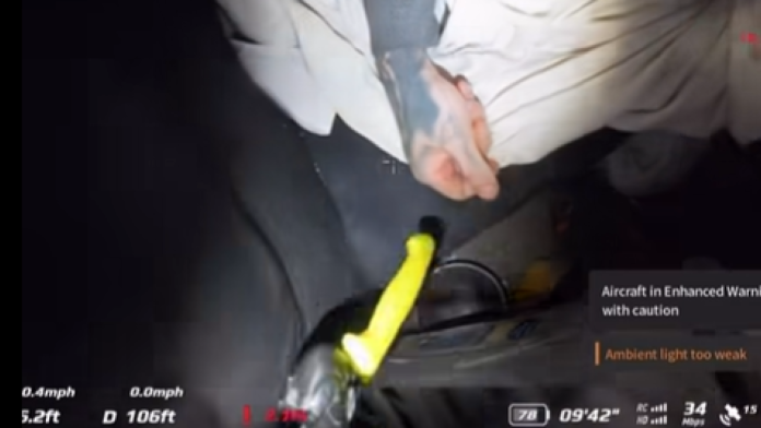 Video: Calif. officers attach magnet to drone, disarm suspect inside home