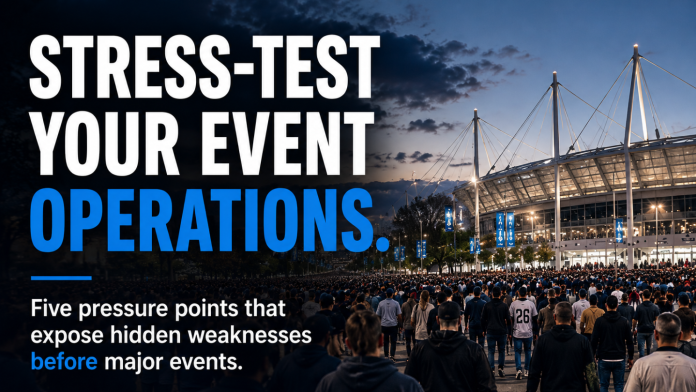 Find the operational gaps before your next major event