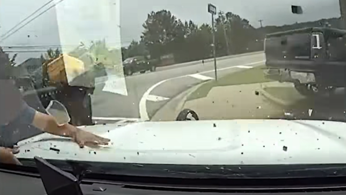 'Miracle': Boy ejected from crash lands on hood of Ga. police cruiser, walks away with scratches