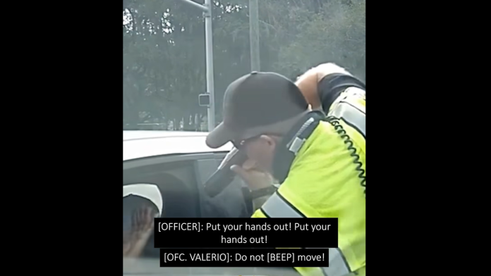 Video: Fla. officer uses PIT on driver barreling through Ironman race course