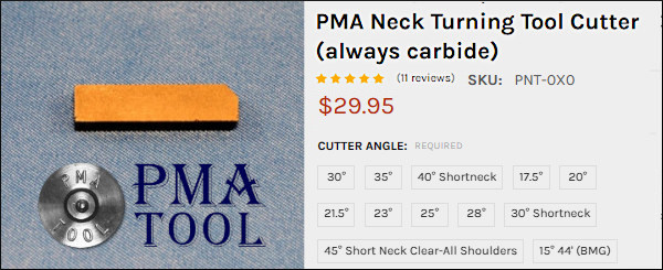 Neck-Turning TIP — Use Optimal Cutter Angle for Best Results